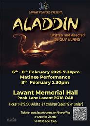 Aladdin at Lavant Memorial Hall